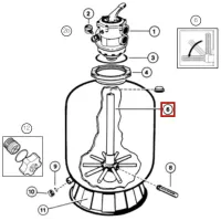 Дюзова коробка з трубою Hayward S310 (SX0310DA)