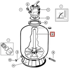 Дюзова коробка з трубою Hayward S310 (SX0310DA)