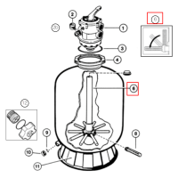 Дюзова коробка Hayward SX360DA (для S0360TE/S0360TXE)