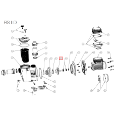 Крильчатка насоса Hayward RS3008 0.75 HP (SPX3008CE)