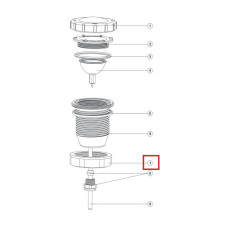 Гайка затискна Aquaviva для UL/Led-P50