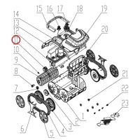 Привідний механізм до пилососа Wybotics WY200