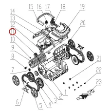 Привідний механізм до пилососа Wybotics WY200