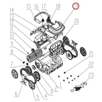 Верхня кришка до пилососа Wybotics WY200