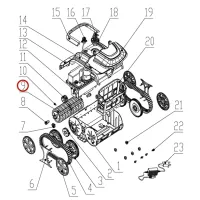 Комплект роликів до пилососа Wybotics WY200
