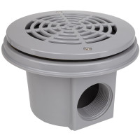 Злив донний Hayward 3253LGPAK2 2 "під лайнер (компл. 2 шт), світло-сірий