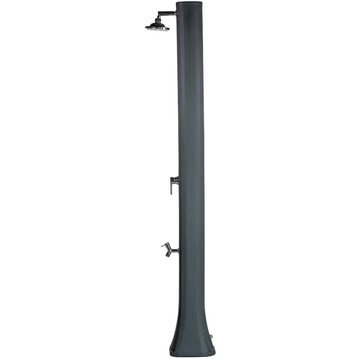 Душ сонячний Aquaviva Big Happy Five з мийкою для ніг, антрацит F620/7016, 36 л