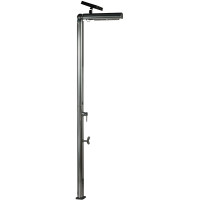 Душ вуличний Aquaviva Quick з LED підсвіткою та мийкою для ніг, алюміній Q825/9007-QL