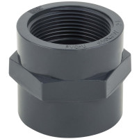 Муфта ПВХ Era US01125х3/4", з внутрішньою різьбою d25х3/4"