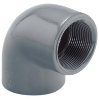 Коліно ПВХ Hidroten ВР-ВР 1002305, різьбове, d1 1/2"