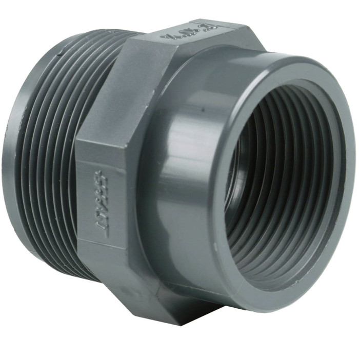 Перехідник різьбовий ПВХ Effast RERRIE050D, d1-1/2"x1"