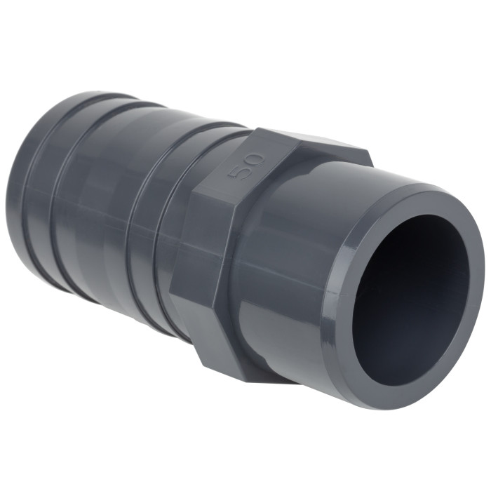 Штуцер ПВХ Effast RDRPGD0400 для шланга, клейовий d40