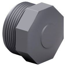 Заглушка ПВХ Effast RERTAE110L з зовнішньою різьбою d4"