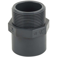 Муфта ПВХ Kripsol MR30 63.C редукційна, із зовнішньою різьбою d50-63х2"