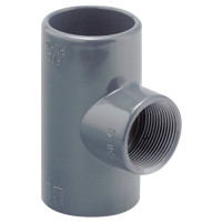 Трійник перехідний 90° ПВХ Hidroten 1002246, BP, d90 мм, 1 1/4"