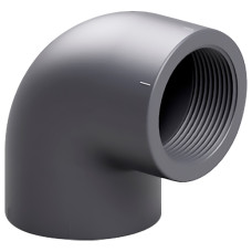 Коліно ПВХ Effast RGRGOG020B 90° перехідне, з внутрішньою різьбою d20x1/2"