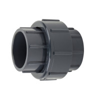 Муфта ПВХ Aquaviva розбірна клей-клей d90 мм