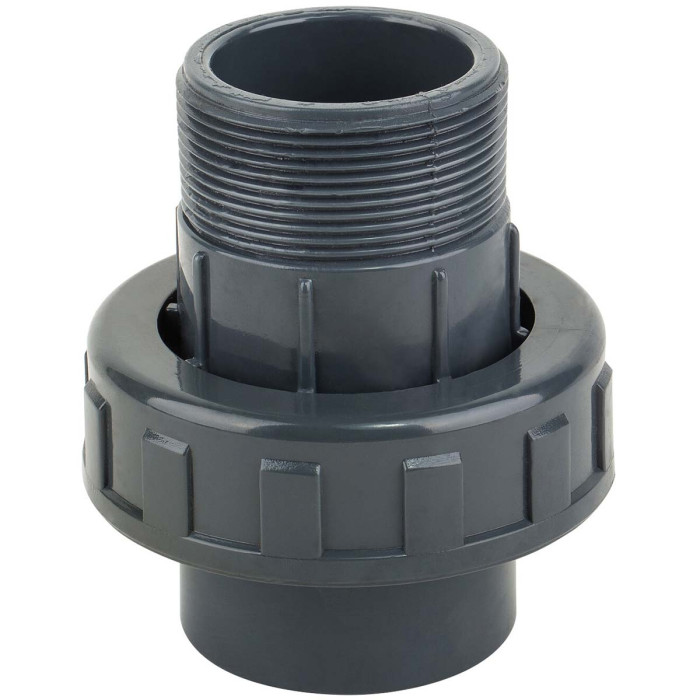 Муфта ПВХ Kripsol EHM30 50.C розбірна, із зовнішньою різьбою d50х1-1/2"