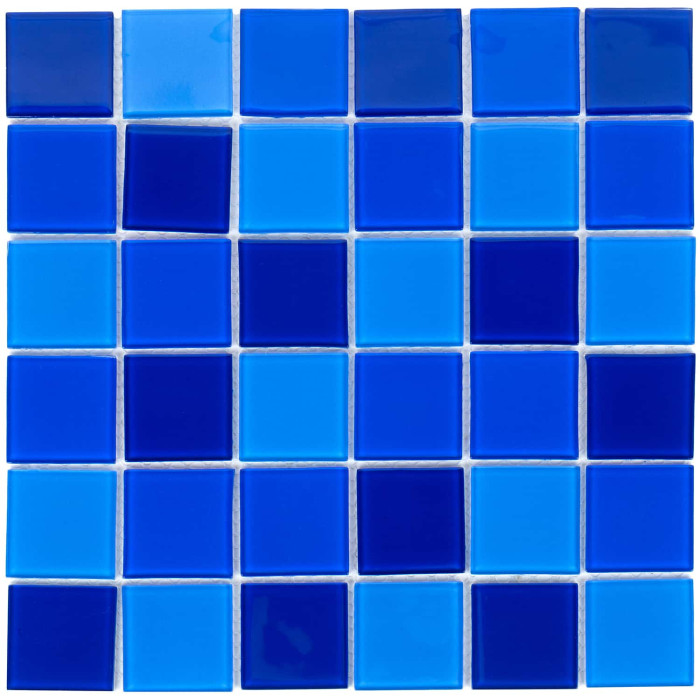Мозаїка скляна Aquaviva Cristall Dark Blue (48 мм)