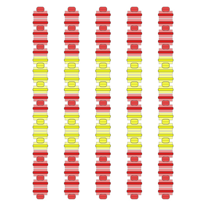 Розділювач доріжки Hayward Big Red/Yellow, AISI 316, 50 м