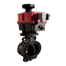 Дисковий затвор ProFlow "Serie H" Effast d200/225 мм (FDREPFHY225V) з ущільненням FPM